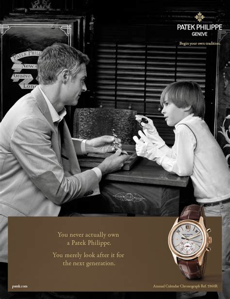 you never really own a patek philippe|patek philippe campaigns.